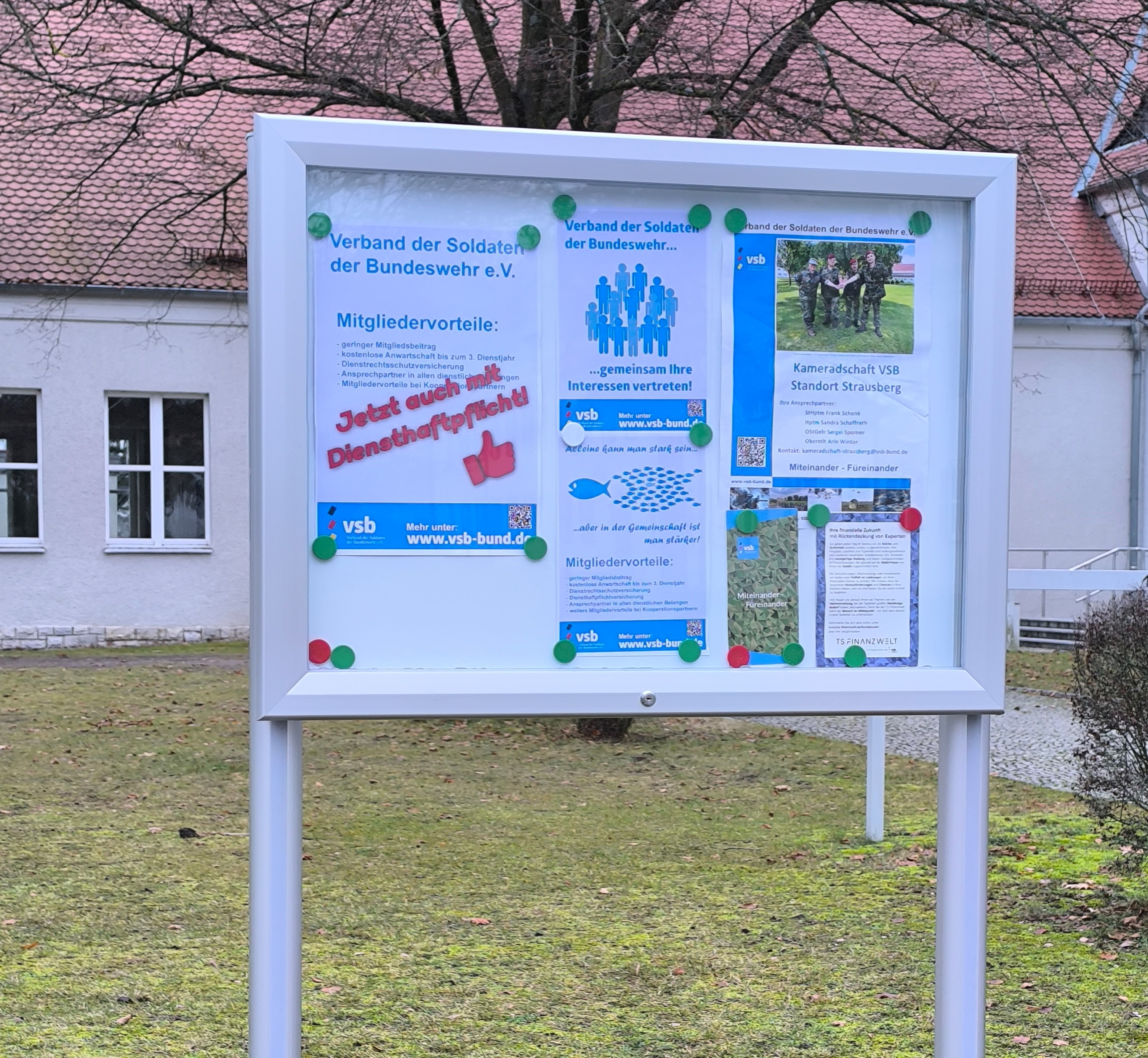 Schaukasten Kameradschaft Strausberg