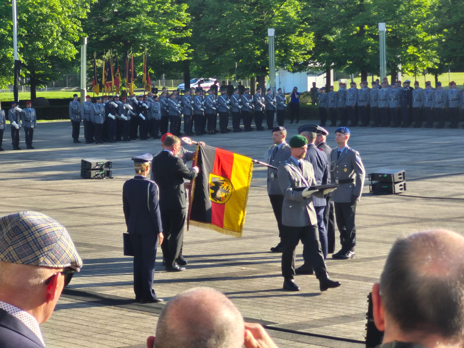 Verleihung Fahnenband